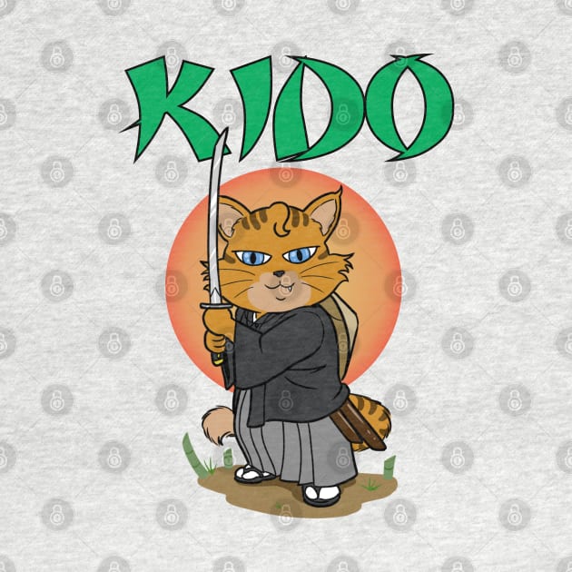 Kido the Samurai Cat by Rael Mochizuki Arts